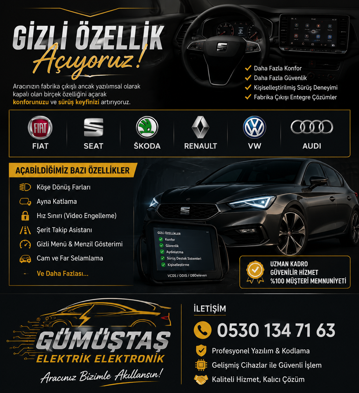 Gizli özellik açma 