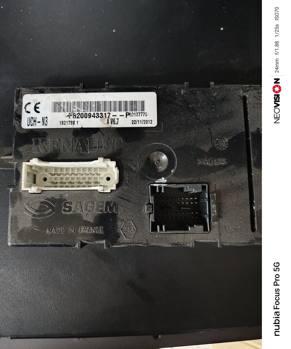 UCH N3 Sagem 8200943317 Merkezi Elektronik Modül Beyni