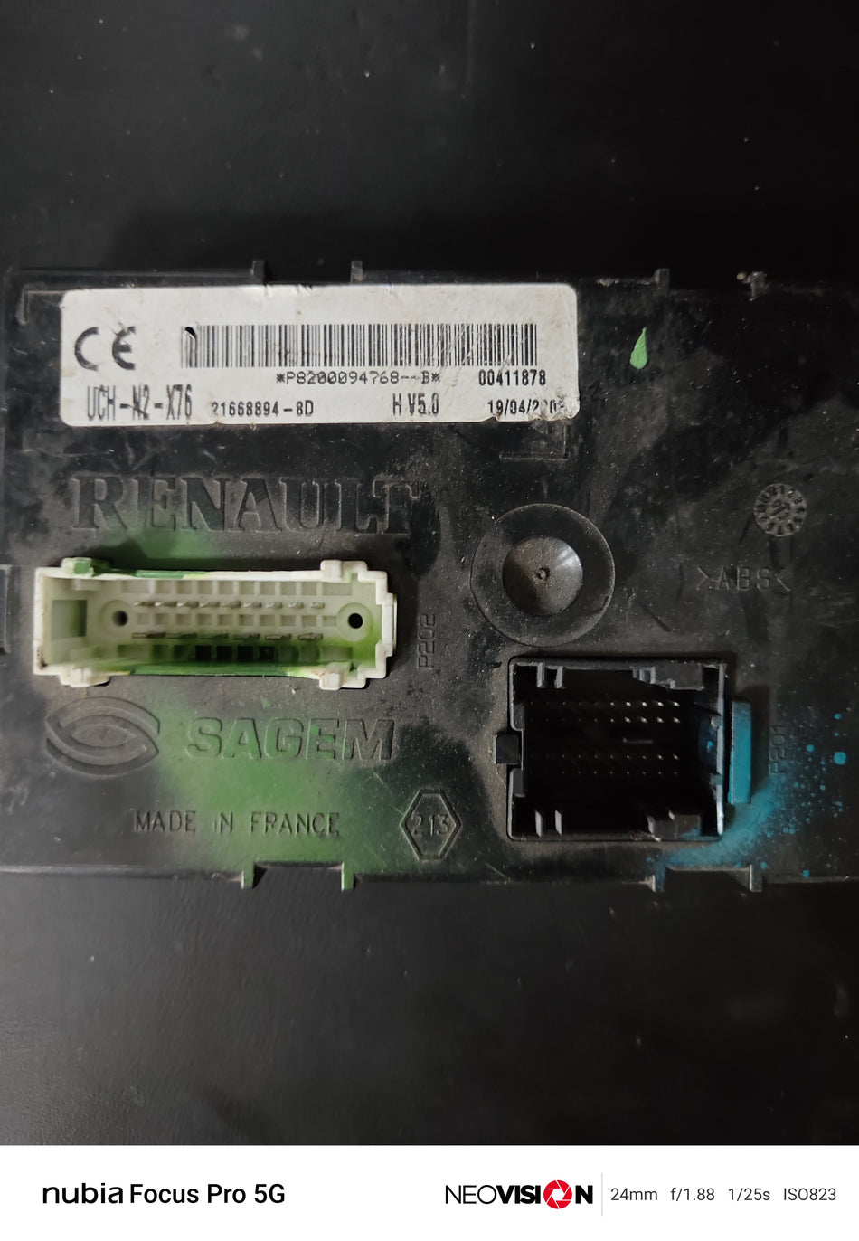 UCH N2 A16 Sagem 21658894-8D Merkezi Elektronik Beyni Çıkma Orijinal